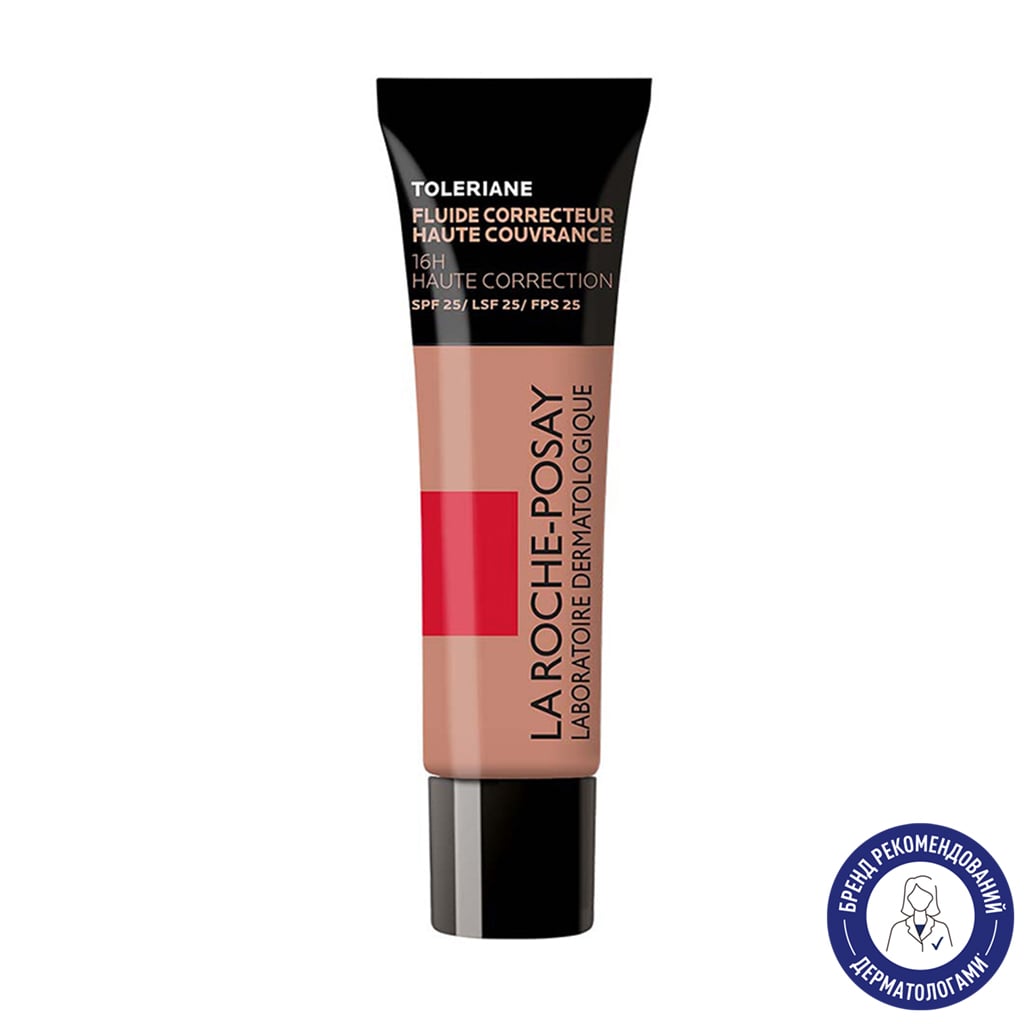 Уцінка! Коригувальний тональний флюїд для обличчя La Roche-Posay Toleriane SPF 25 для чутливої шкіри, 11, 30 мл